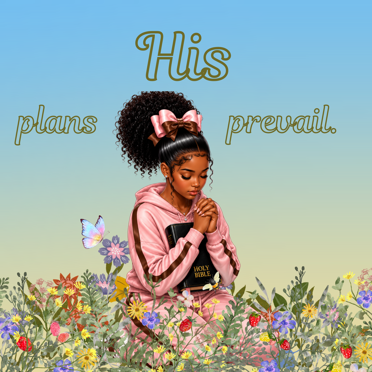 His Plans Prevail print